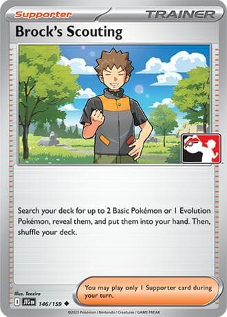 Brock's Scouting — Prize Pack Series Cards 146 Pokémon card