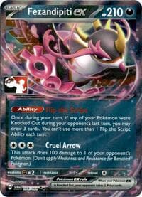 Fezandipiti ex - 038/064 (Series 7) — Prize Pack Series Cards 38 Pokémon card