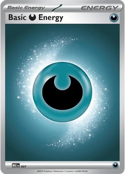 Basic Darkness Energy - 007 — Mega Evolution Energies 7 Pokémon card