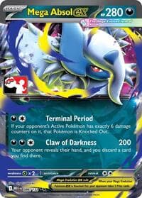 Mega Absol ex — Prize Pack Series Cards 86 Pokémon card