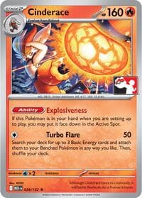 Cinderace — Prize Pack Series Cards 28