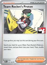 Team Rocket's Proton — Prize Pack Series Cards 177