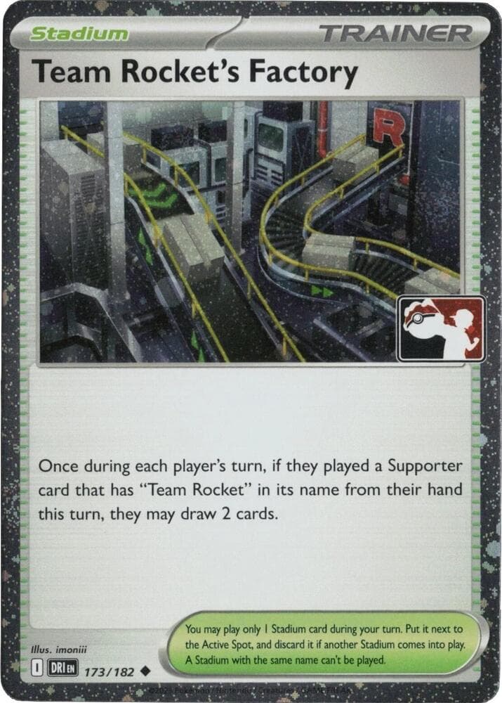 Team Rocket's Factory - 173/182 (Cosmos Holo) — Prize Pack Series Cards 173 Pokémon card