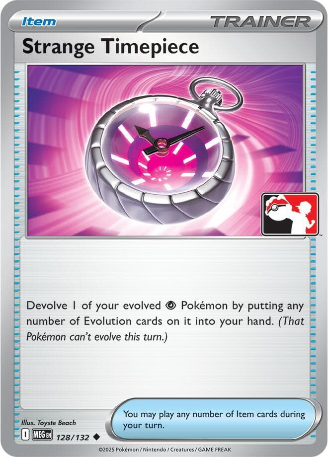 Strange Timepiece — Prize Pack Series Cards 128 Pokémon card