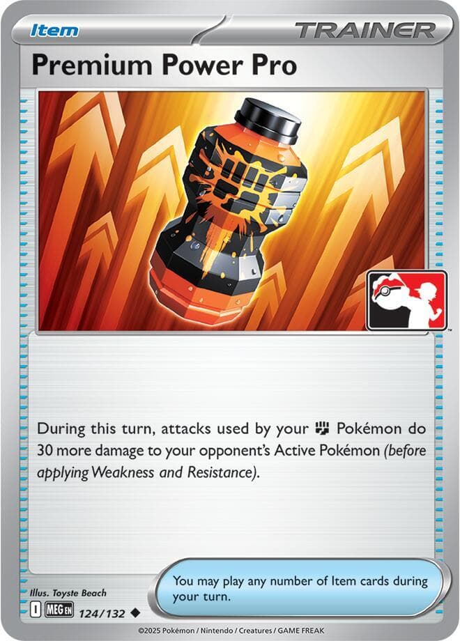 Premium Power Pro — Prize Pack Series Cards 124 Pokémon card