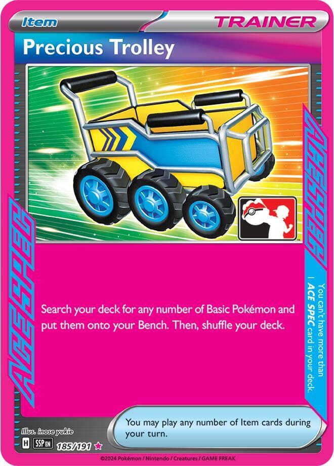 Precious Trolley — Prize Pack Series Cards 185 Pokémon card
