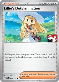 Lillie's Determination — Prize Pack Series Cards 119