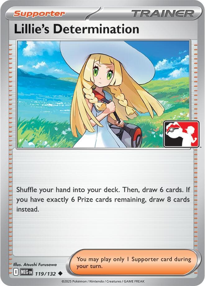 Lillie's Determination — Prize Pack Series Cards 119 Pokémon card