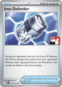 Iron Defender — Prize Pack Series Cards 118