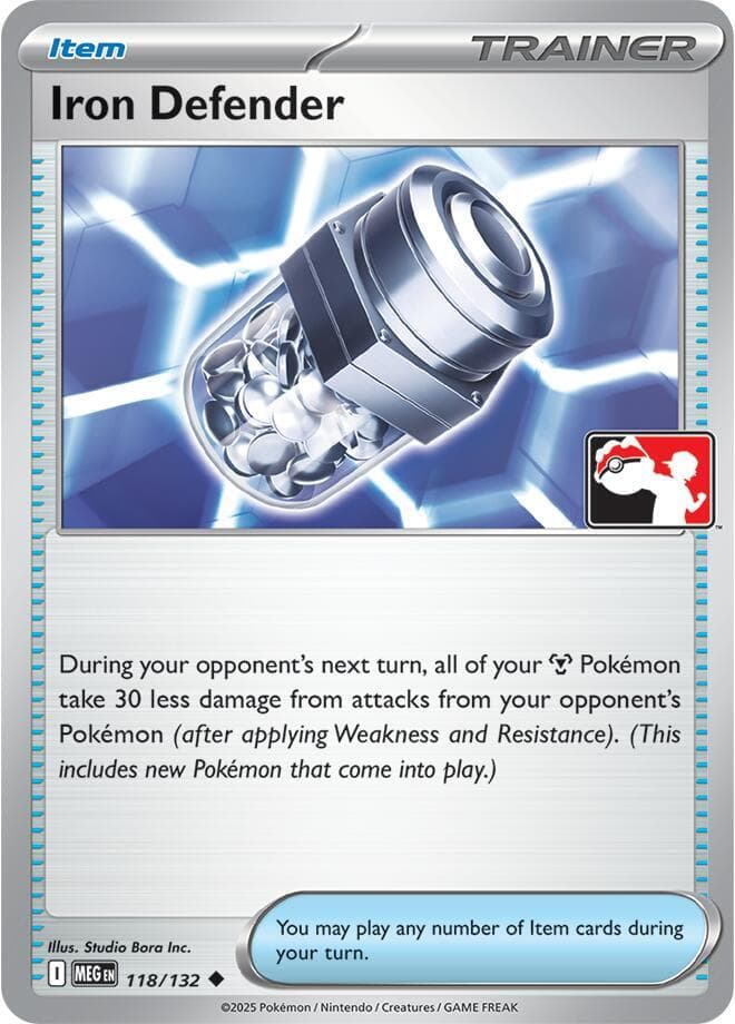 Iron Defender — Prize Pack Series Cards 118 Pokémon card