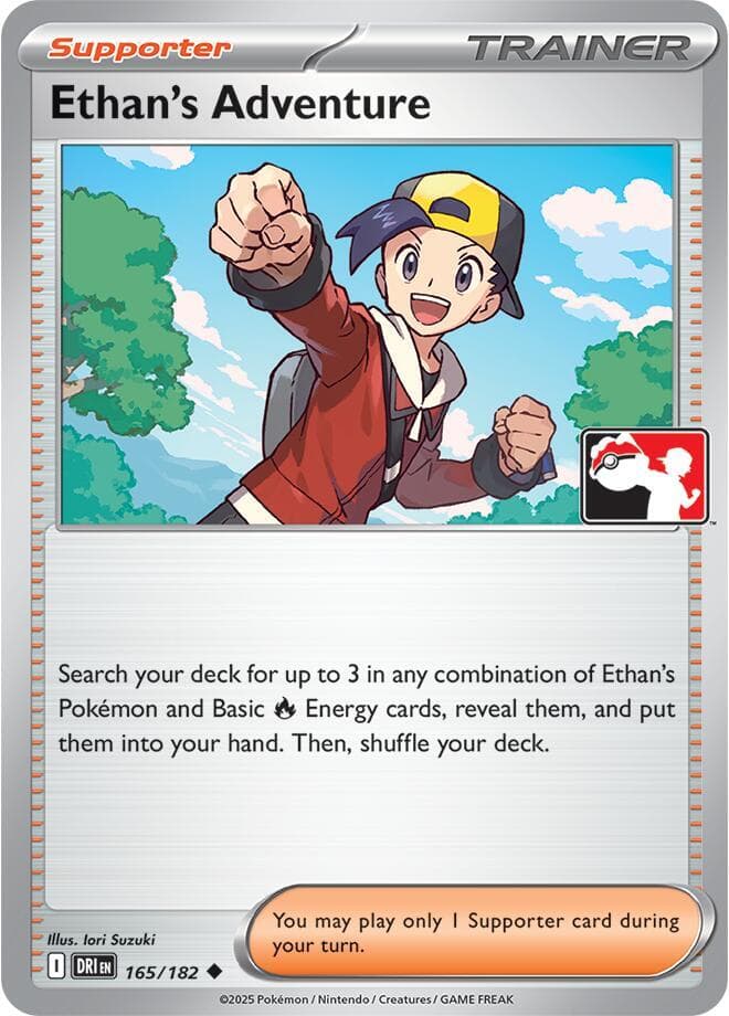 Ethan's Adventure — Prize Pack Series Cards 165 Pokémon card