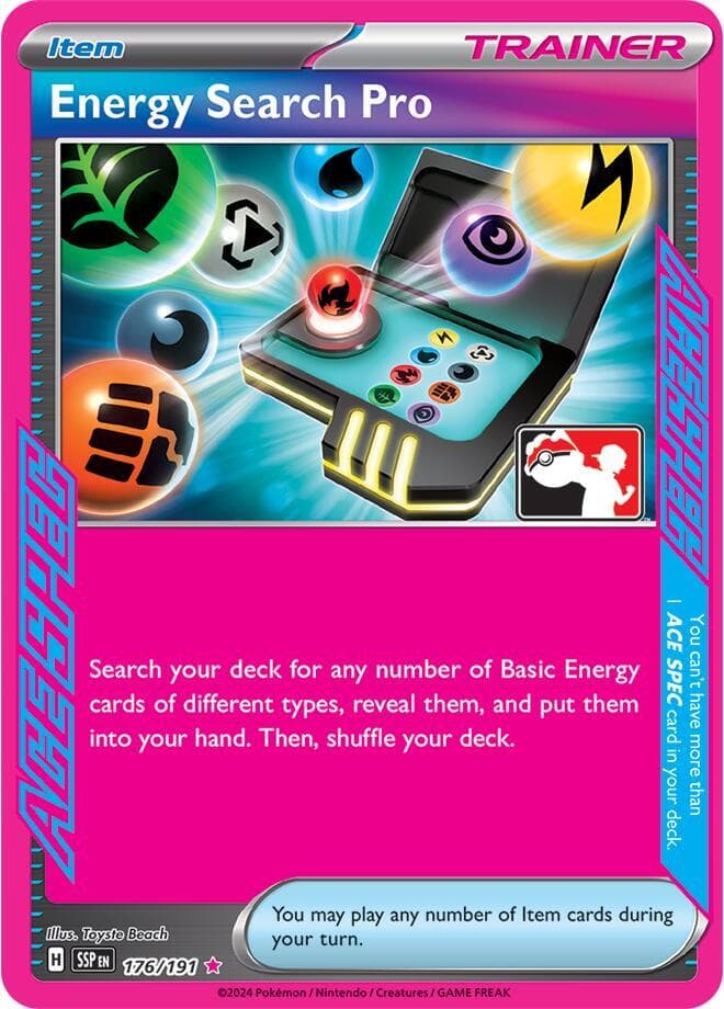 Energy Search Pro — Prize Pack Series Cards 176 Pokémon card