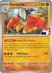 Hariyama — Prize Pack Series Cards 73