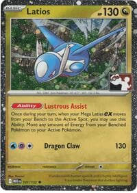 Latios - 101/132 (Cosmos Holo) — Prize Pack Series Cards 101
