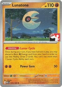 Lunatone — Prize Pack Series Cards 74