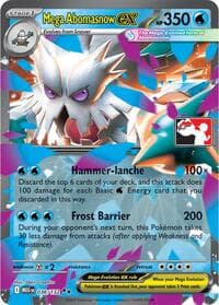 Mega Abomasnow ex — Prize Pack Series Cards 36