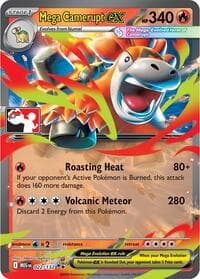 Mega Camerupt ex — Prize Pack Series Cards 22