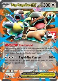 Mega Kangaskhan ex — Prize Pack Series Cards 104 Pokémon card