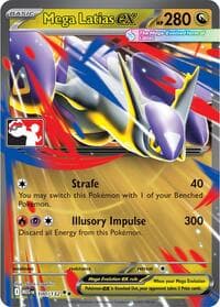 Mega Latias ex — Prize Pack Series Cards 100 Pokémon card
