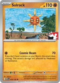 Solrock — Prize Pack Series Cards 75