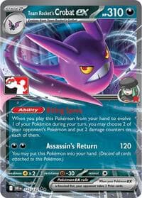 Team Rocket's Crobat ex — Prize Pack Series Cards 122 Pokémon card