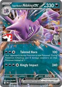 Team Rocket's Nidoking ex — Prize Pack Series Cards 119 Pokémon card