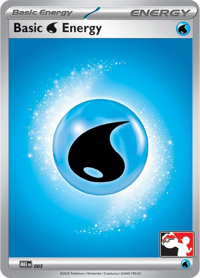 Basic Water Energy - MEE 003 — Prize Pack Series Cards 3 Pokémon card