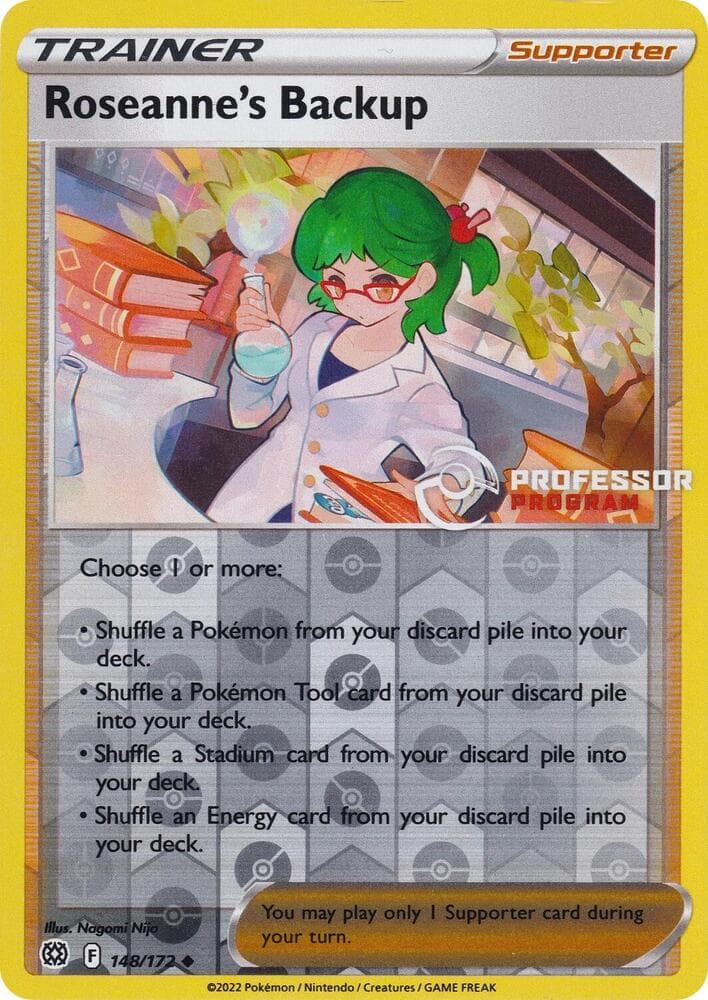 Roseanne's Backup — Professor Program Promos 148 Pokémon card