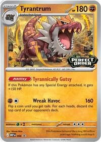 Tyrantrum - 066 [Staff] — Mega Evolution Promo 66