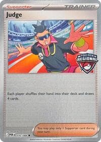 Judge - 076/088 (Regional Championships) — League & Championship Cards 76 Pokémon card