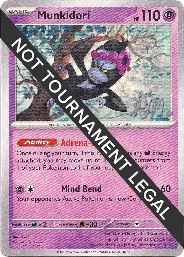 Munkidori - 2025 (Riley McKay) — World Championship Decks p689018 Pokémon card