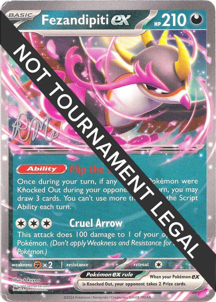 Fezandipiti ex - 2025 (Riley McKay) — World Championship Decks p689019 Pokémon card