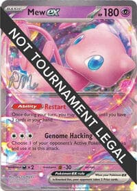 Mew ex - 2025 (Riley McKay) — World Championship Decks p689021 Pokémon card