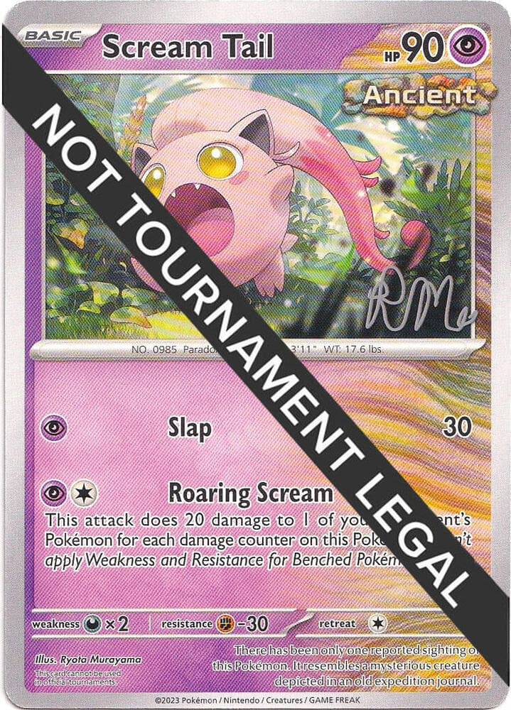 Scream Tail - 2025 (Riley McKay) — World Championship Decks p689022 Pokémon card