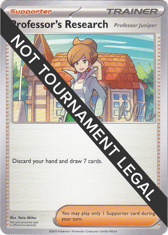 Professor's Research [Professor Juniper] - 2025 (Riley McKay) — World Championship Decks p689025 Pokémon card