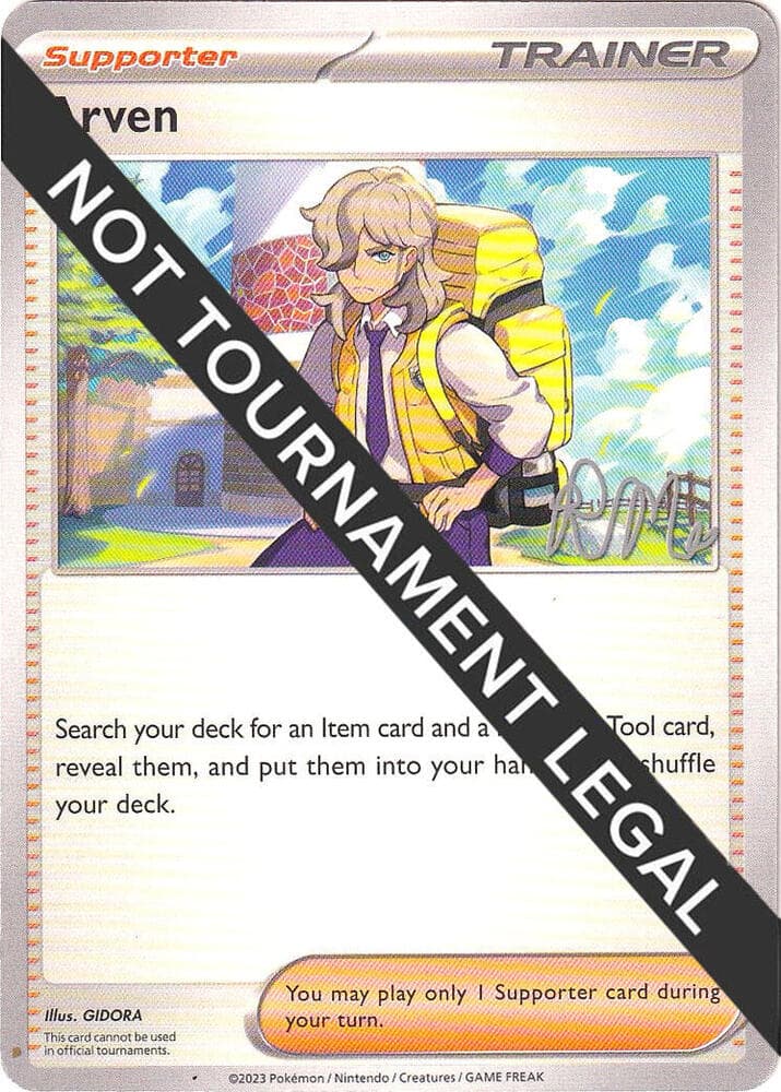 Arven - 2025 (Riley McKay) — World Championship Decks p689026 Pokémon card