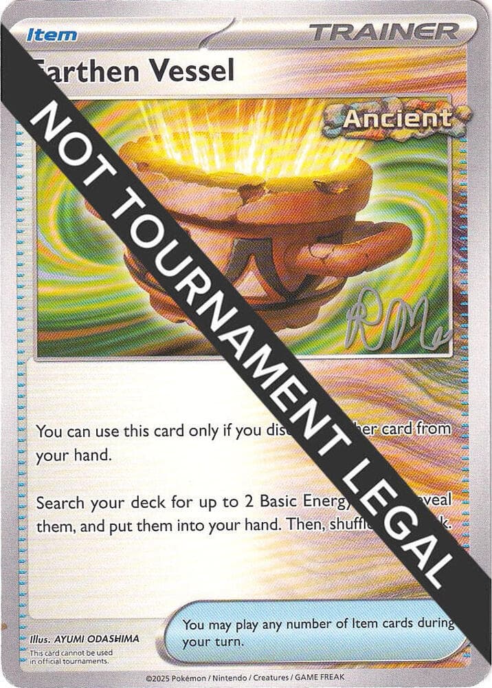 Earthen Vessel - 2025 (Riley McKay) — World Championship Decks p689029 Pokémon card
