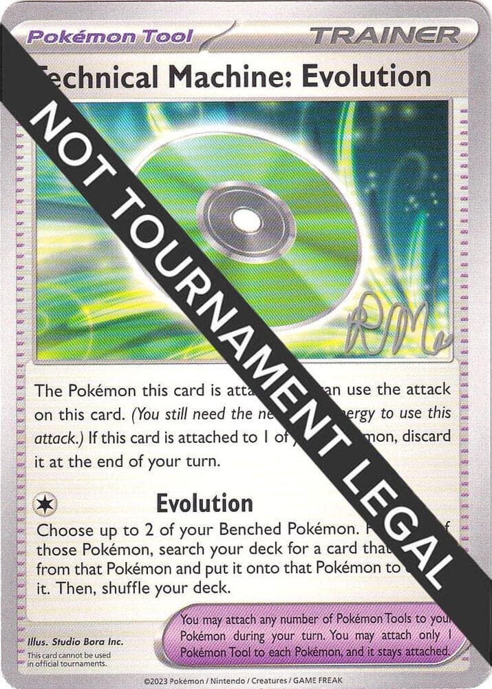 Technical Machine: Evolution - 2025 (Riley McKay) — World Championship Decks p689114 Pokémon card