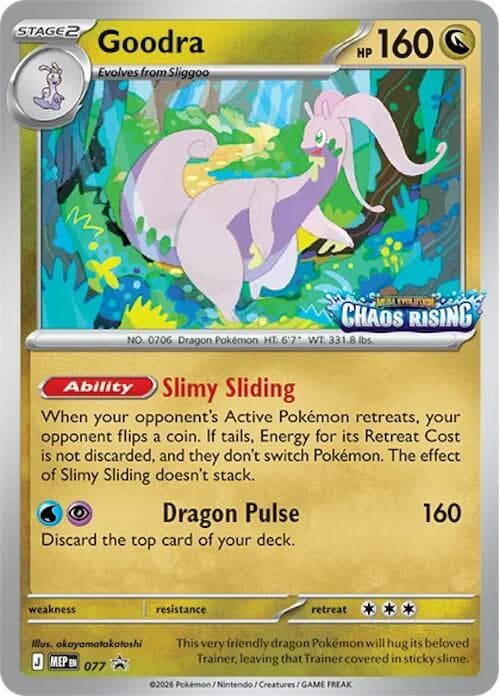 Goodra - 077 — Mega Evolution Promo 77 Pokémon card