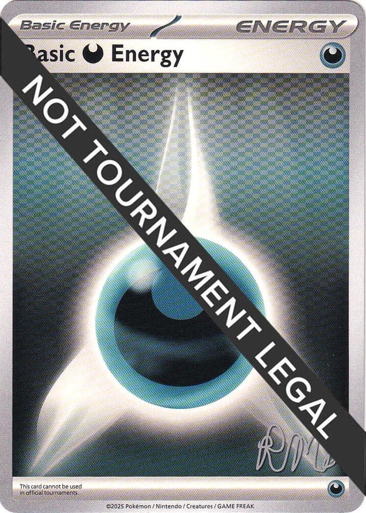 Basic Darkness Energy - 2025 (Riley McKay) — World Championship Decks p696740 Pokémon card