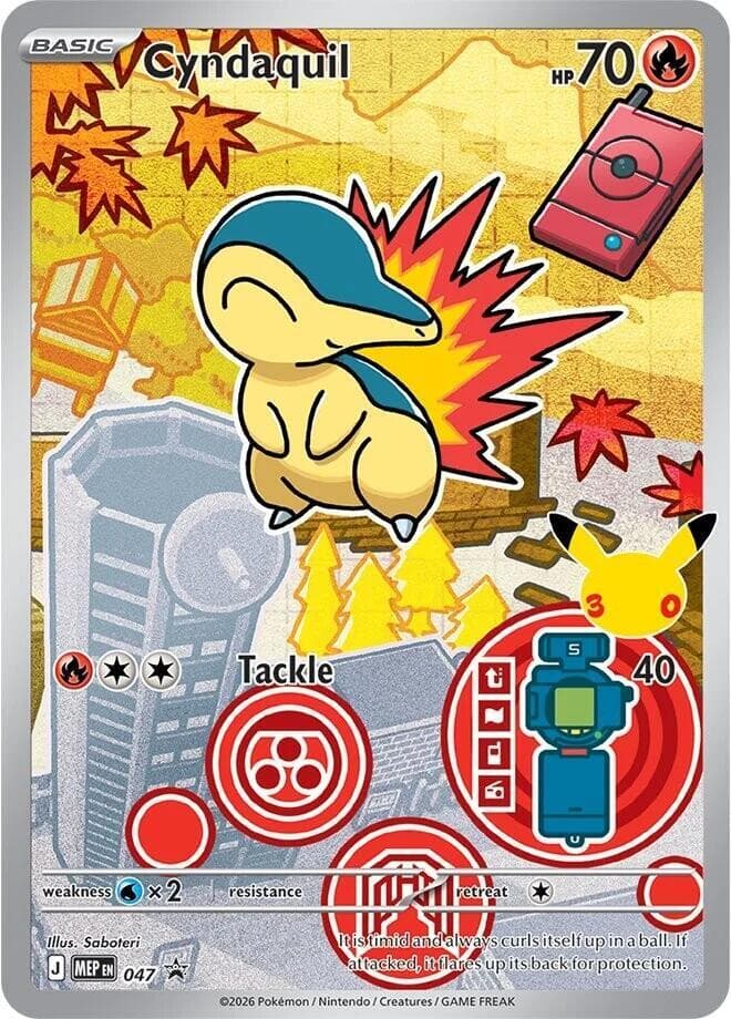 Cyndaquil - 047 — Mega Evolution Promo 47 Pokémon card