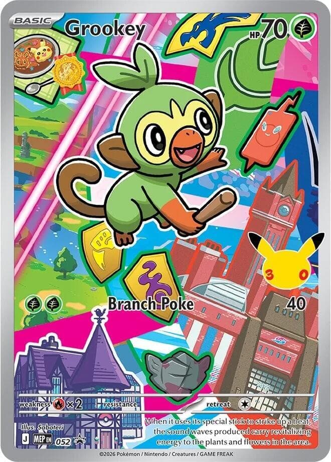 Grookey - 052 — Mega Evolution Promo 52 Pokémon card