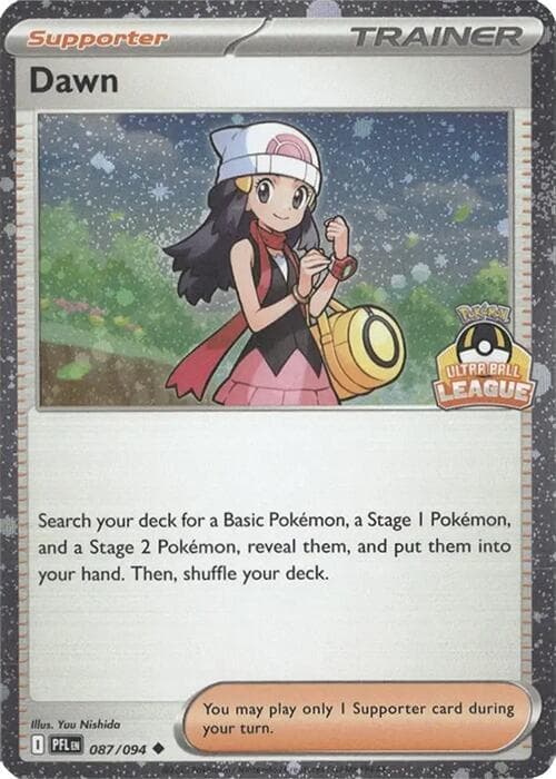 Dawn - 087/094 (Ultra Ball League) — Southeast Asia Exclusives 87 Pokémon card
