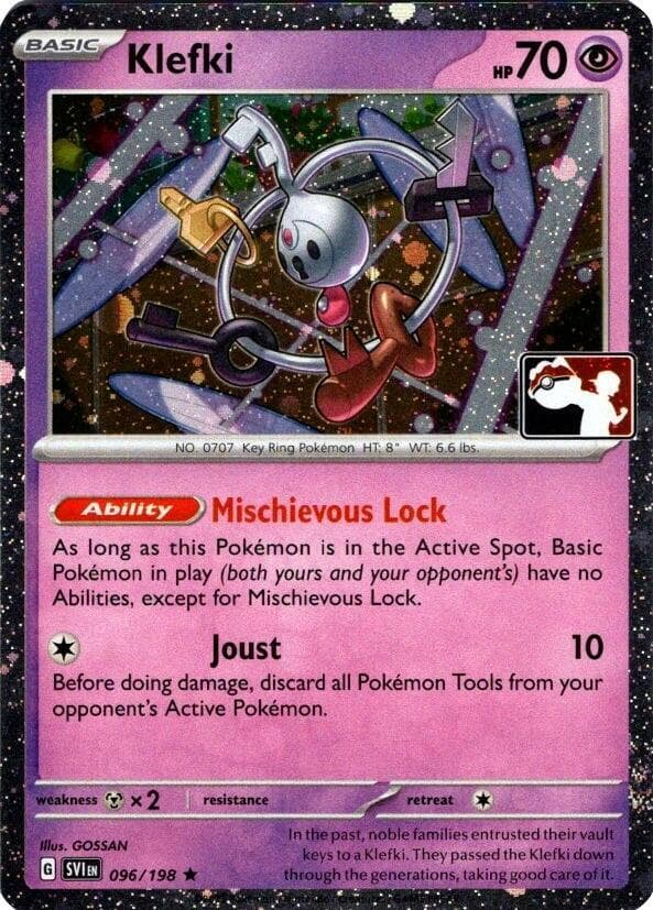 Klefki - 096/198 (Cosmos Holo) — Prize Pack Series Cards 96 Pokémon card