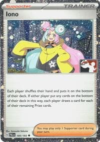 Iono - 185/193 (Cosmos Holo) — Prize Pack Series Cards 185