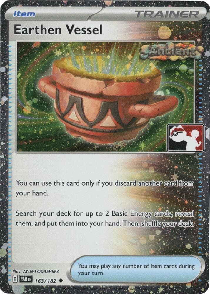 Earthen Vessel - 163/182 (Cosmos Holo) — Prize Pack Series Cards 163 Pokémon card
