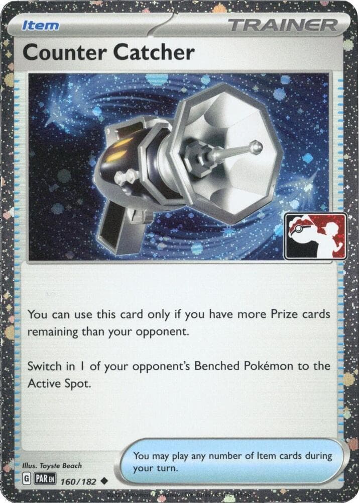 Counter Catcher - 160/182 (Cosmos Holo) — Prize Pack Series Cards 160 Pokémon card