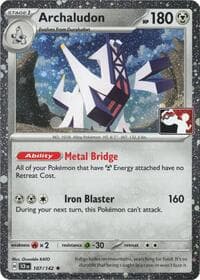 Archaludon - 107/142 (Cosmos Holo) — Prize Pack Series Cards 107