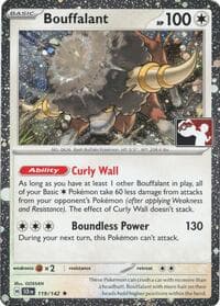 Bouffalant - 119/142 (Cosmos Holo) — Prize Pack Series Cards 119