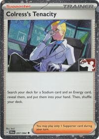 Colress's Tenacity - 057/064 (Cosmos Holo) — Prize Pack Series Cards 57